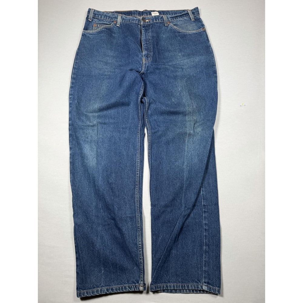 Levis Jeans Mens 40x32 Blue Medium‎ Wash Relaxed Tapered Leg Denim Zip Fly